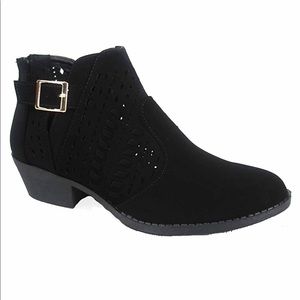 New - Women's Judy Low Heel Zipper Ankle Bootie